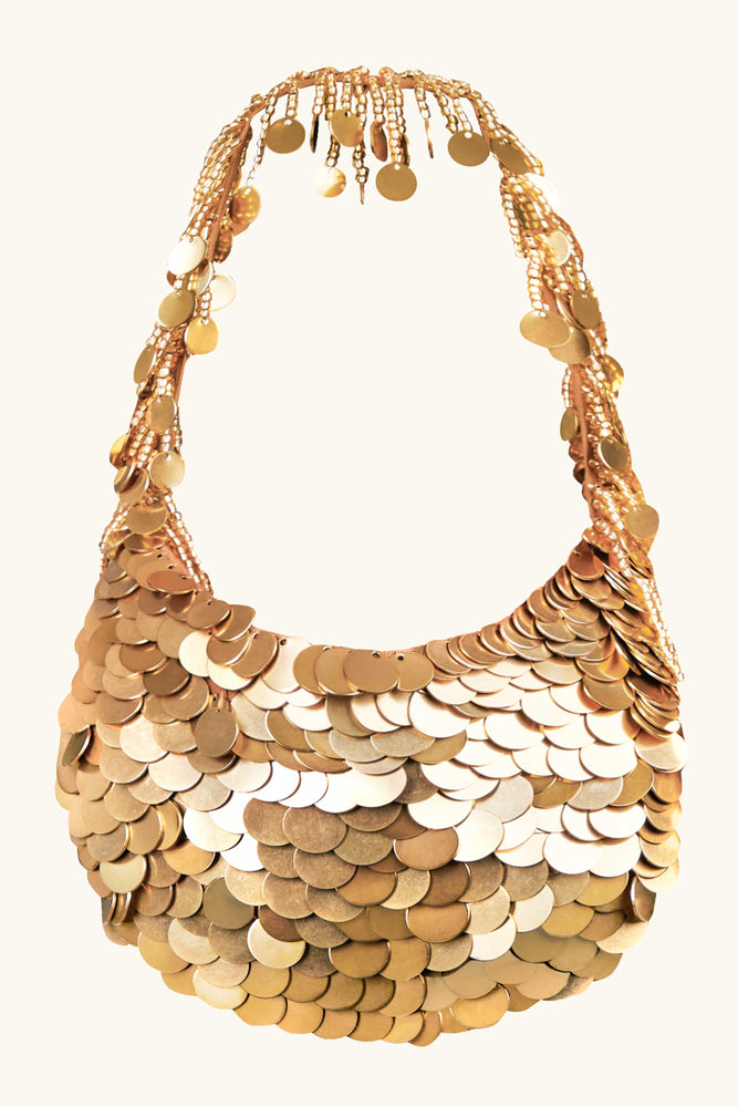 The Lady Bag ~ 18ct Gold Discs