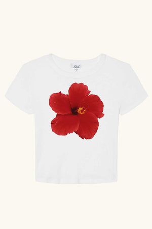 Cotton Tee ~ Hibiscus