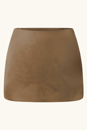 Dawn Mini Skirt ~ Chocolat Silk