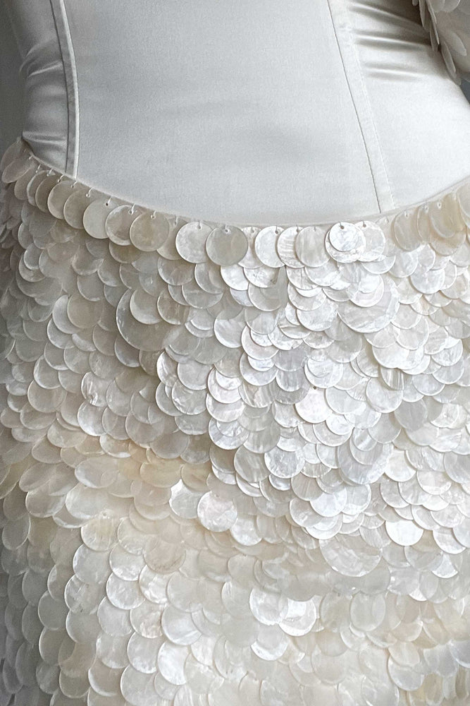 Dawn Mini Skirt ~ Mother of Pearl